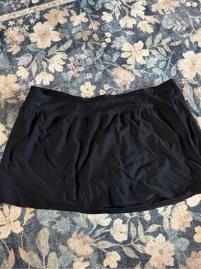 Black Swim plus size skirt 2x  -